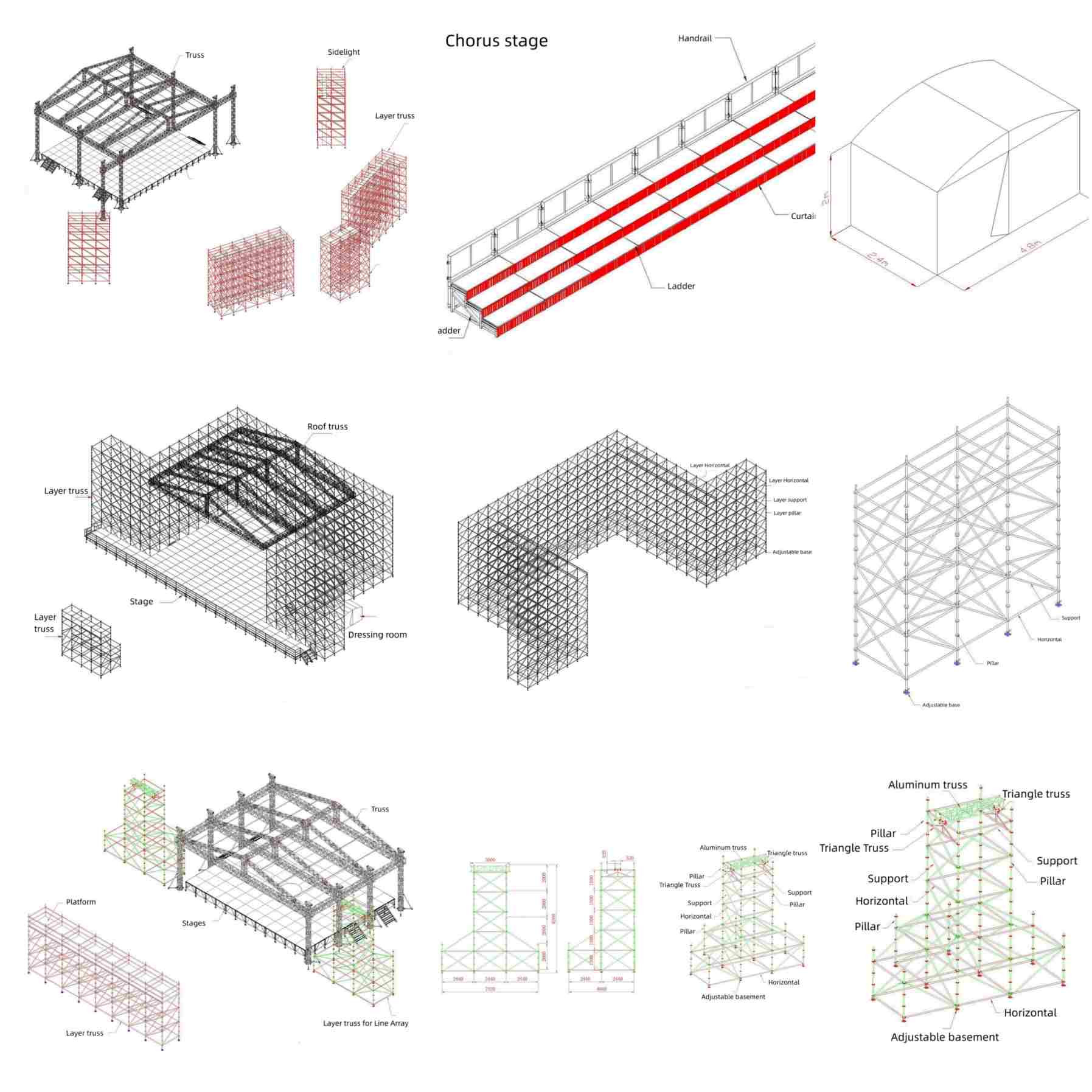 truss items