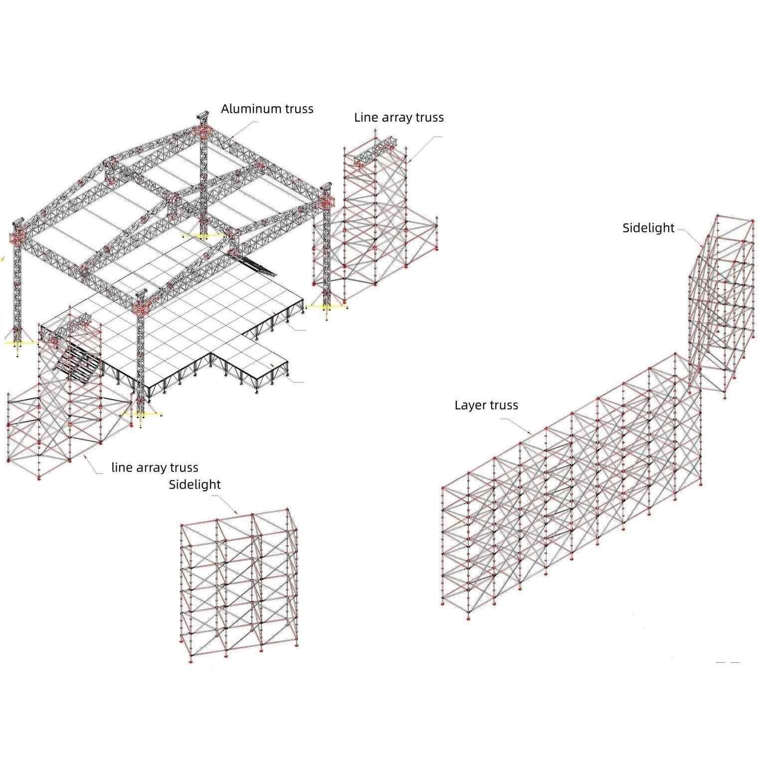 roof layher truss system