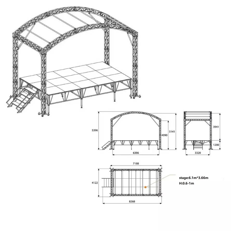 Booth Stage Truss