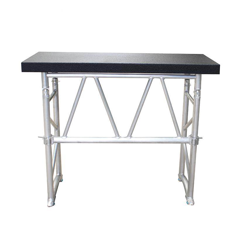 foldable aluminum dj table